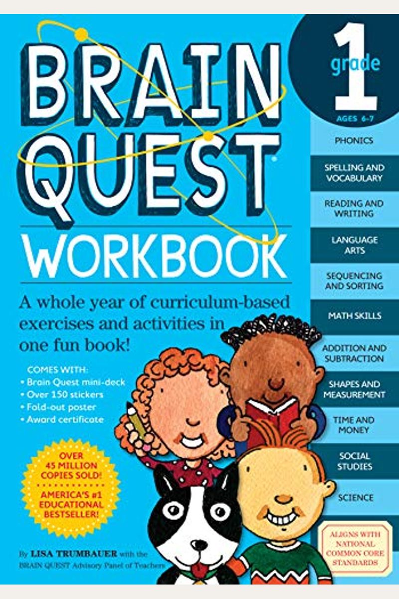 Brain Quest Workbook: 1st Grade [With Stickers]