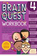 Brain Quest Workbook: Grade 4 [With Over 150 Stickers and Mini-Card Deck and Fold-Out 7 Continents, 1 World Poster]