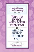 The Congratulations, You're Expecting! Gift Set: What To Expect When You're Expecting & What To Expect The First Year