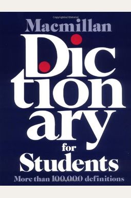 Buy Macmillan Dictionary for Students Book By: Ltd Pan Macmillan
