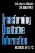 Transforming Qualitative Information: Thematic Analysis And Code Development