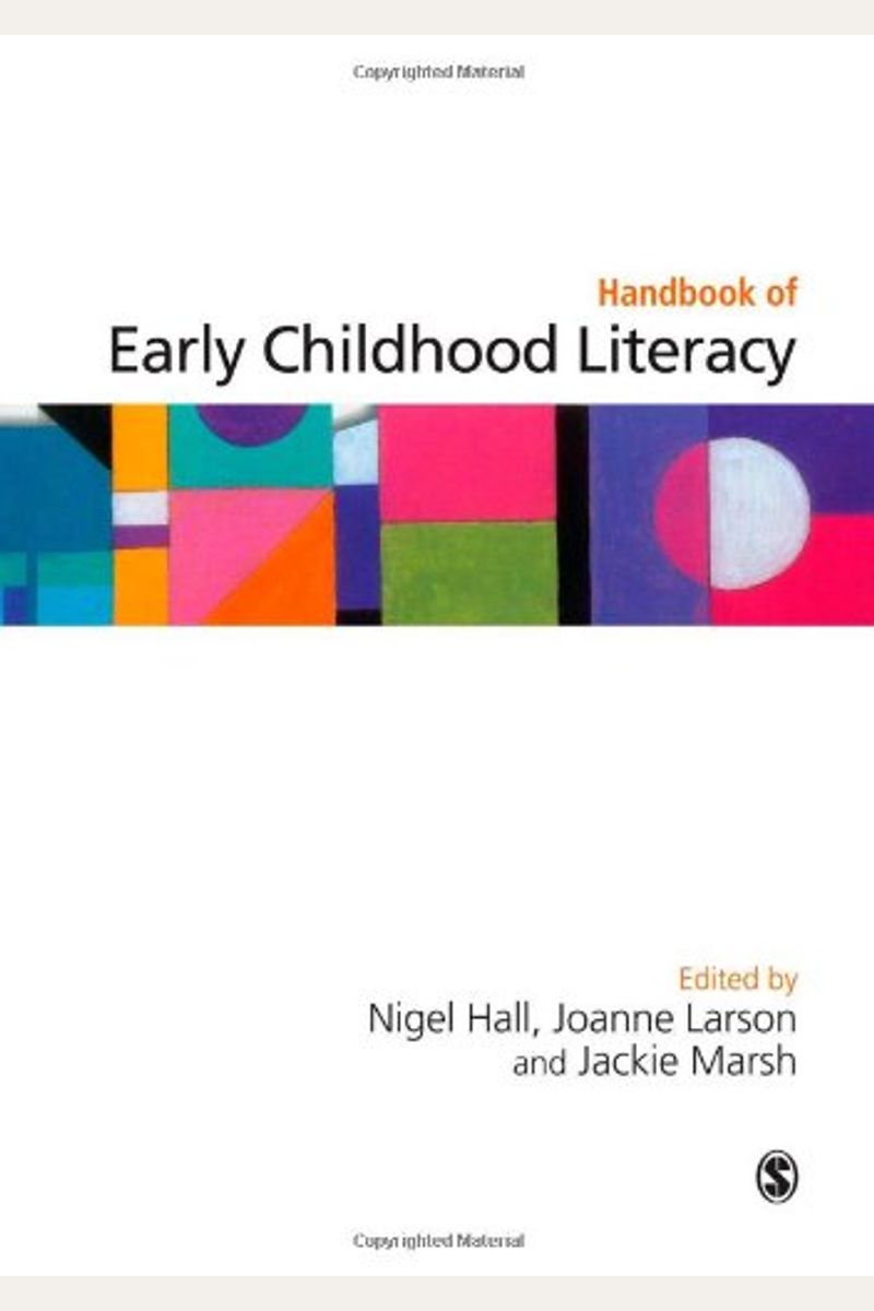 Buy Handbook Of Early Childhood Literacy Book By Nigel Hall