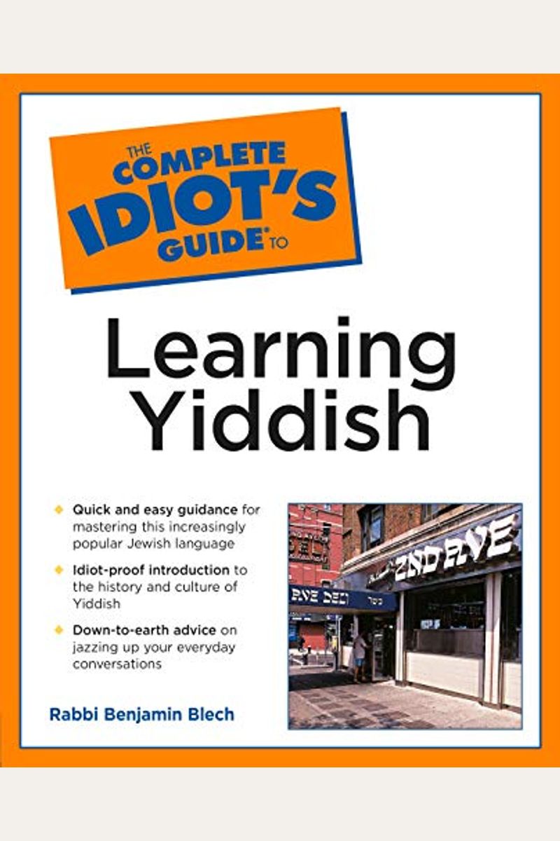 Complete Idiot's Guide To Learning Yiddish