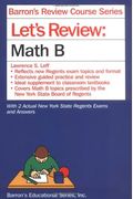 Let's Review Math B (Barron's Review Course Series)