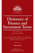 Dictionary Of Finance And Investment Terms