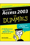 Access 2003 for Dummies