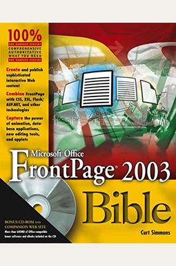 Microsoft Office Frontpage 2003 Bible Microsoft Office Frontpage 2003 Bible