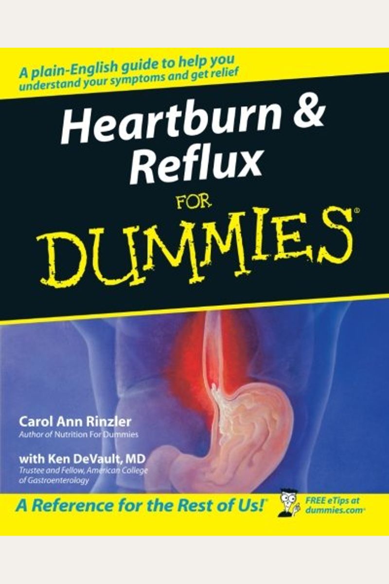 Buy Heartburn & Reflux For Dummies Book By Carol A Rinzler