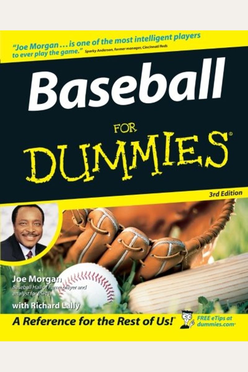 Buy Baseball For Dummies Book By Joe