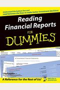 Reading Financial Reports For Dummies (For Dummies (Lifestyles Paperback))