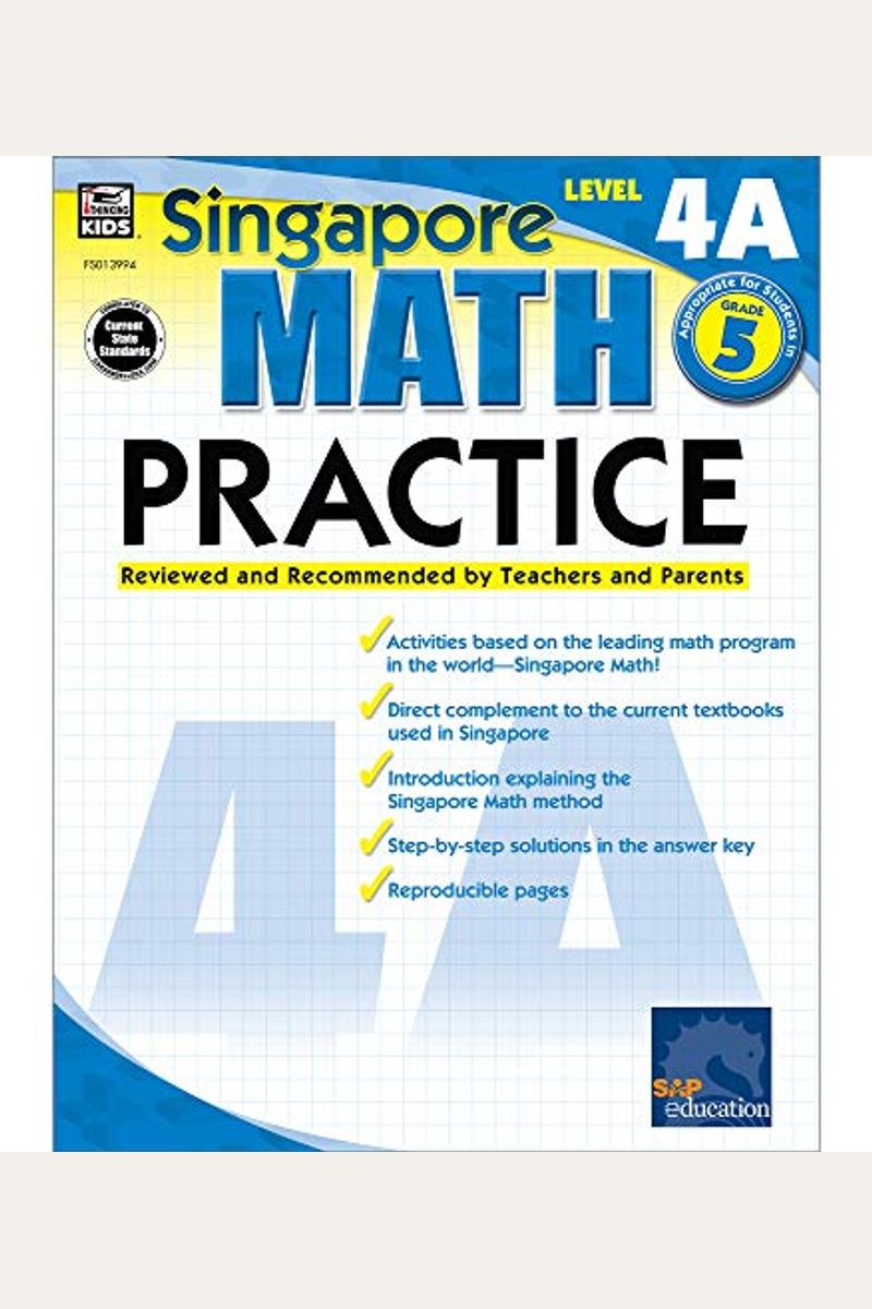 Math Practice, Grade 5: Reviewed And Recommended By Teachers And Parents Volume 12
