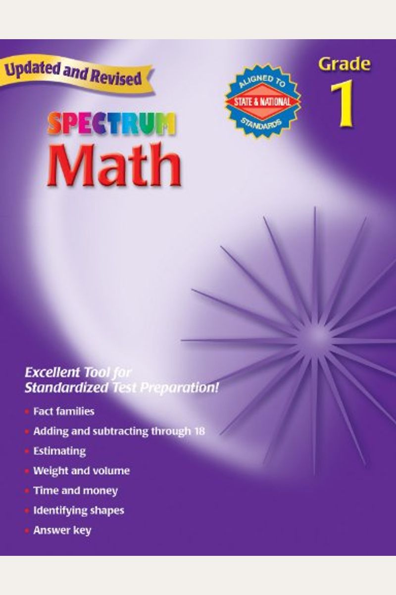 Buy Spectrum Math: Grade 1 Book By: Thomas Richards