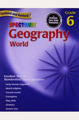 Buy Geography, Grade 6: The World Book By: Spectrum