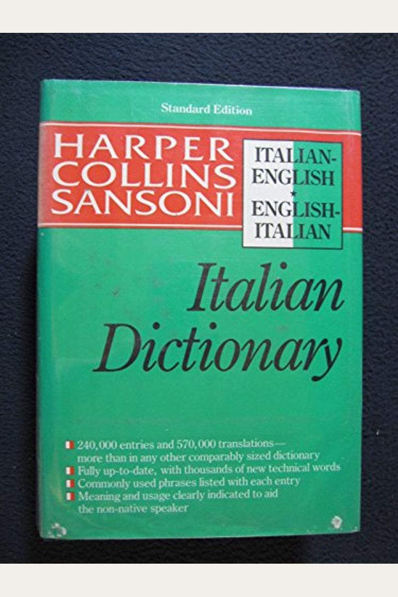 Buy Collins EnglishItalian, ItalianEnglish Dictionary Book By