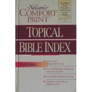 Buy Topical Bible Index Book By: Publishers Nelson