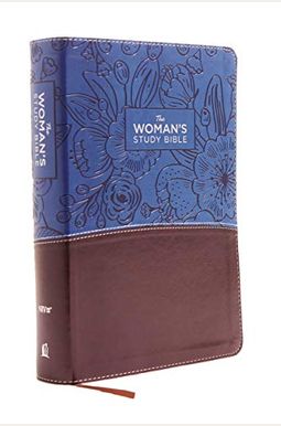 NIV, the Woman's Study Bible, Imitation Leather, Blue/Brown, Full-Color: Receiving God's Truth for Balance, Hope, and Transformation