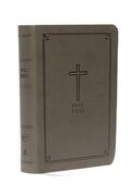 KJV, Reference Bible, Compact, Large Print, Imitation Leather, Black, Red Letter Edition