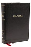 KJV, Deluxe Reference Bible, Compact, Large Print, Imitation Leather, Black, Red Letter Edition