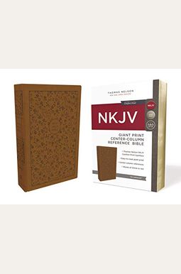 Nkjv, Reference Bible, Center-Column Giant Print, Leather-Look, Burgundy, Red Letter Edition, Comfort Print Nkjv, Reference Bible, Center-Column Giant Print, Leather-Look, Burgundy, Red Letter Edition, Comfort Print