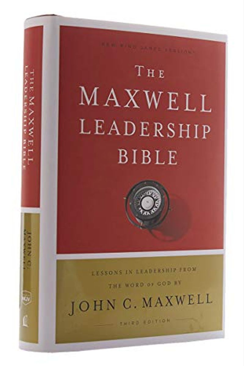 Nkjv, Maxwell Leadership Bible, Third Edition, Premium Bonded Leather, Burgundy, Comfort Print