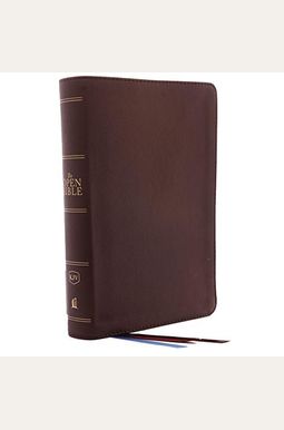 The Kjv, Open Bible, Genuine Leather, Brown, Red Letter Edition, Comfort Print: Complete Reference System The Kjv, Open Bible, Genuine Leather, Brown, Red Letter Edition, Comfort Print: Complete Reference System