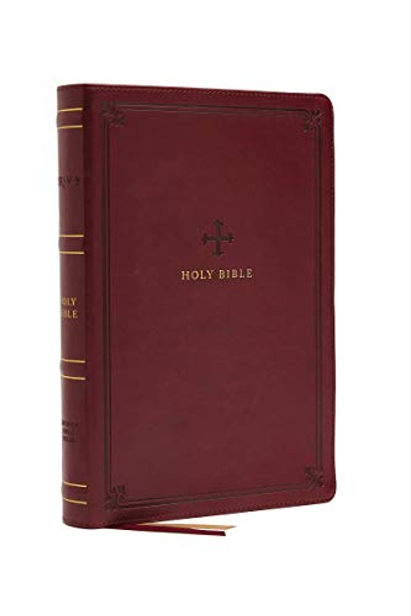 Nrsv, Catholic Bible, Standard Large Print, Leathersoft, Red, Comfort Print: Holy Bible