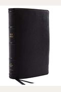 Nkjv, Reference Bible, Classic Verse-By-Verse, Center-Column, Premium Goatskin Leather, Black, Premier Collection, Red Letter Edition, Comfort Print