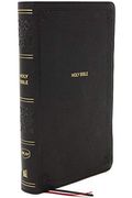 Nkjv, Reference Bible, Compact, Leathersoft, Black, Red Letter Edition, Comfort Print: Holy Bible, New King James Version