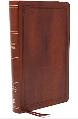 Nkjv, Reference Bible, Personal Size Large Print, Leathersoft, Brown, Red Letter Edition, Comfort Print: Holy Bible, New King James Version Nkjv, Reference Bible, Personal Size Large Print, Leathersoft, Brown, Red Letter Edition, Comfort Print: Holy Bible, New King James Version