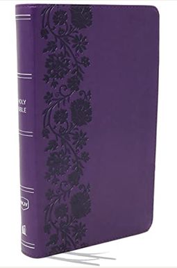 Nkjv, Reference Bible, Personal Size Large Print, Leathersoft, Purple, Red Letter Edition, Comfort Print: Holy Bible, New King James Version Nkjv, Reference Bible, Personal Size Large Print, Leathersoft, Purple, Red Letter Edition, Comfort Print: Holy Bible, New King James Version