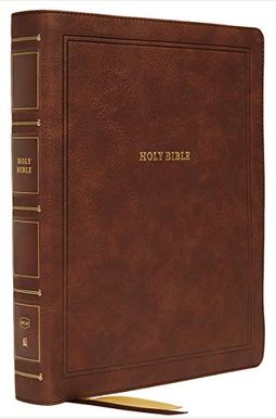 Nkjv, Reference Bible, Wide Margin Large Print, Leathersoft, Brown, Red Letter Edition, Comfort Print: Holy Bible, New King James Version Nkjv, Reference Bible, Wide Margin Large Print, Leathersoft, Brown, Red Letter Edition, Comfort Print: Holy Bible, New King James Version