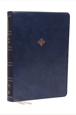 Nkjv, Reference Bible, Super Giant Print, Leathersoft, Blue, Red Letter Edition, Comfort Print: Holy Bible, New King James Version Nkjv, Reference Bible, Super Giant Print, Leathersoft, Blue, Red Letter Edition, Comfort Print: Holy Bible, New King James Version