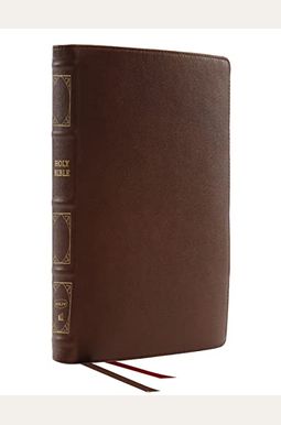Nkjv, Deluxe Thinline Reference Bible, Genuine Leather, Brown, Red Letter, Comfort Print: Holy Bible, New King James Version Nkjv, Deluxe Thinline Reference Bible, Genuine Leather, Brown, Red Letter, Comfort Print: Holy Bible, New King James Version