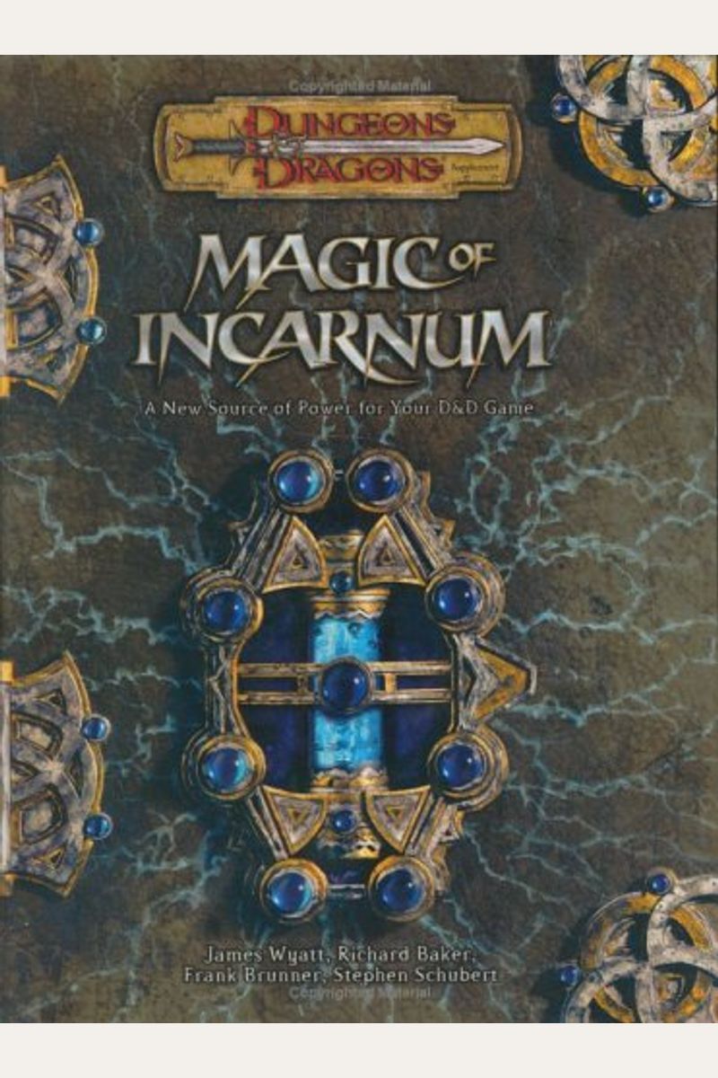 Magic Of Incarnum (Dungeons & Dragons D20 3.5 Fantasy Roleplaying)