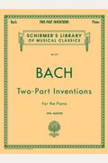 15 Two-Part Inventions: 15 Two-Part Inventions (Mason) Schirmer Library Of Classics Volum