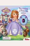 Disney Sofia The First: Becoming A Princess: Storybook And Amulet Necklace [With Amulet Necklace]