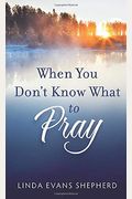 When You Don't Know What To Pray: How To Talk To God About Anything