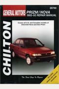 Chevrolet Prizm And Nova, 1985-93 1985-93 Repair Manual