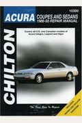 Acura Coupes And Sedans, 1986-93 1986-93 Repair Manual