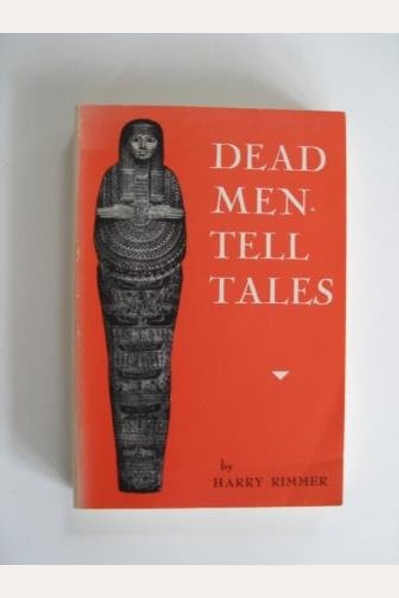 Buy Dead Men Tell Tales Book By Harry Rimmer 3415