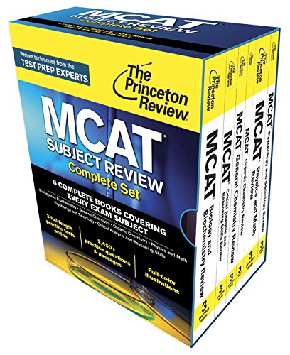 Buy The Princeton Review Mcat Subject Review Complete Box Set, 3rd ...