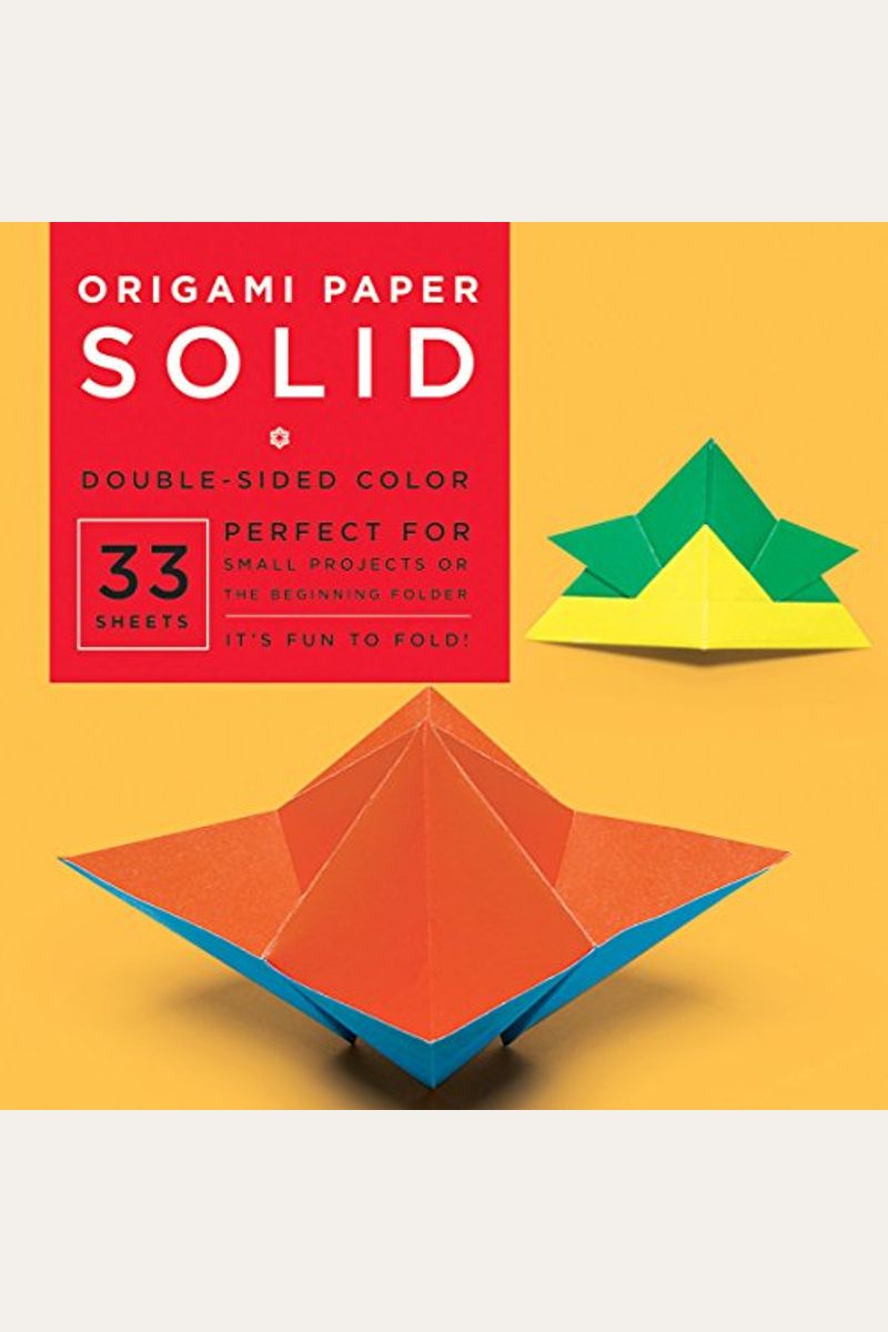 Buy Origami Paper Solid Colors 6 3/4 33 Sheets Tuttle Origami