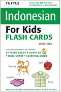 Tuttle Indonesian For Kids Flash Cards Kit: [Includes 64 Flash Cards, Audio Cd, Wall Chart & Learning Guide] [With Cd (Audio) And Wall Chart And Learn
