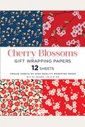 Cherry Blossoms Gift Wrapping Papers - 12 Sheets: 18 X 24 Inch (45 X 61 Cm) Wrapping Paper