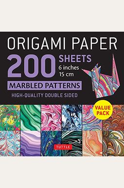 Origami Paper 200 Sheets Marbled Patterns 6 (15 CM): Tuttle Origami Paper: High-Quality Double Sided Origami Sheets Printed with 12 Different Patterns Origami Paper 200 Sheets Marbled Patterns 6 (15 CM): Tuttle Origami Paper: High-Quality Double Sided Origami Sheets Printed with 12 Different Patterns