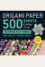 Origami Paper 500 Sheets Flower Patterns 6 (15 CM): Tuttle Origami Paper: High-Quality Double-Sided Origami Sheets Printed with 12 Different Patterns