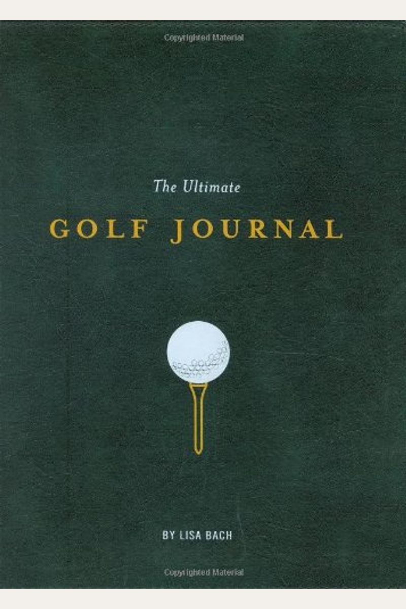Buy The Ultimate Golf Journal Book By Arthur Mount