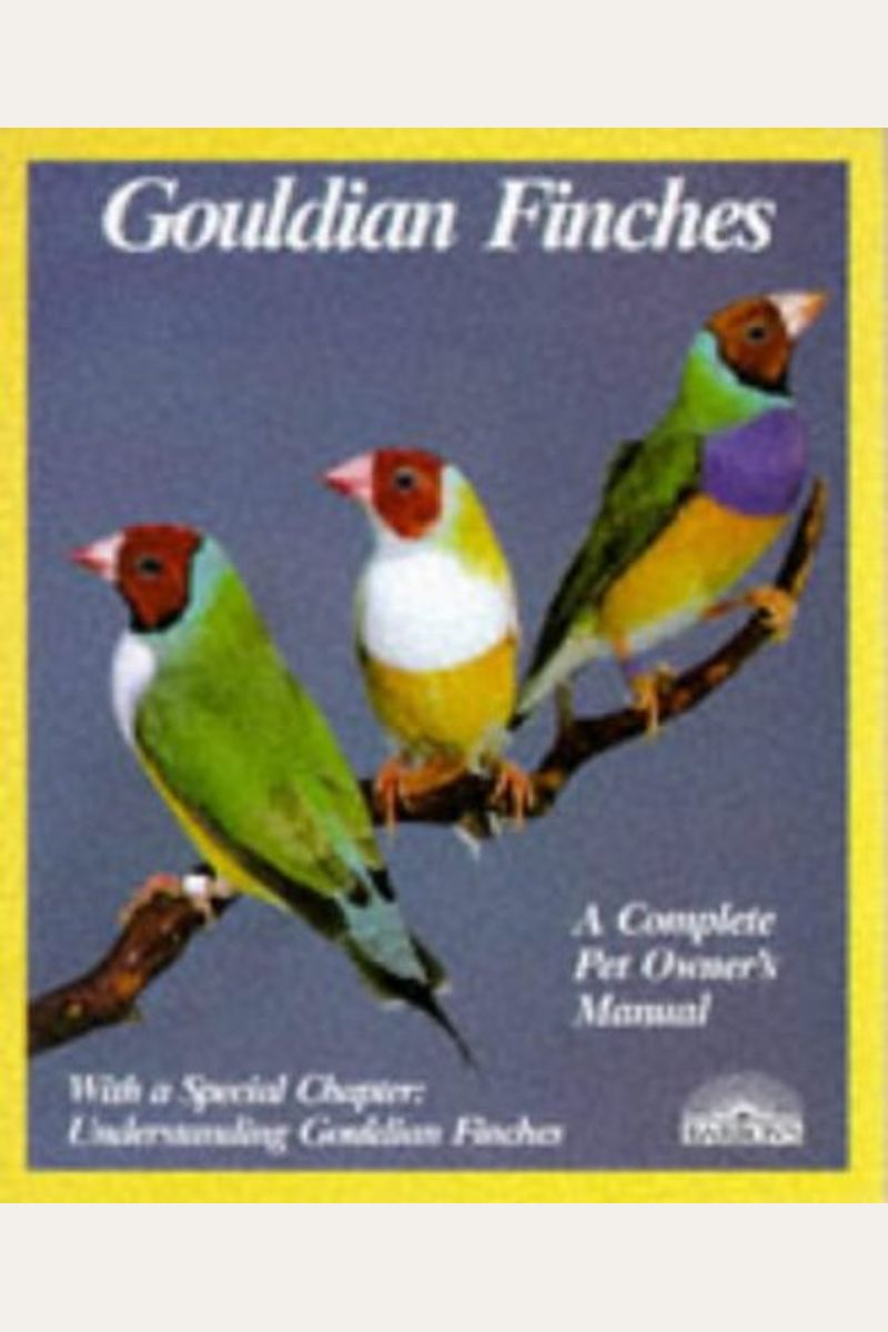 Buy Gouldian Finches Book By: Matthew M Vriends Ph D