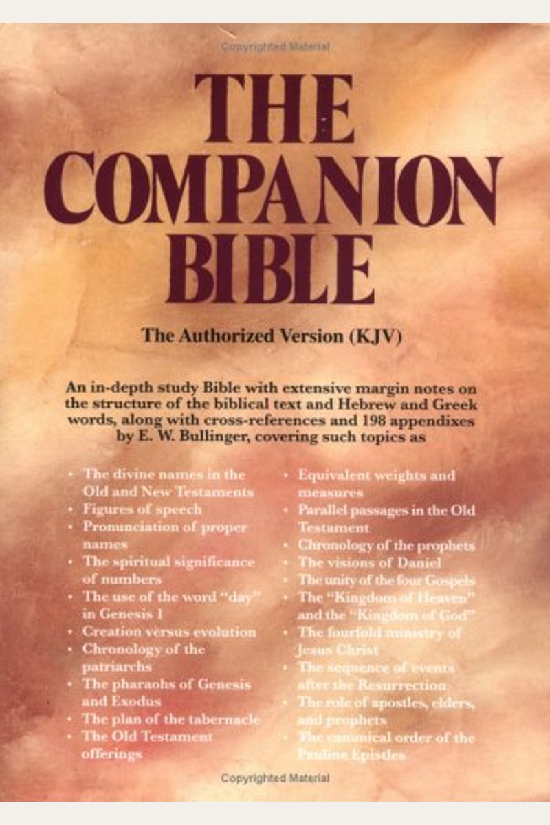 Companion Bible-Kjv