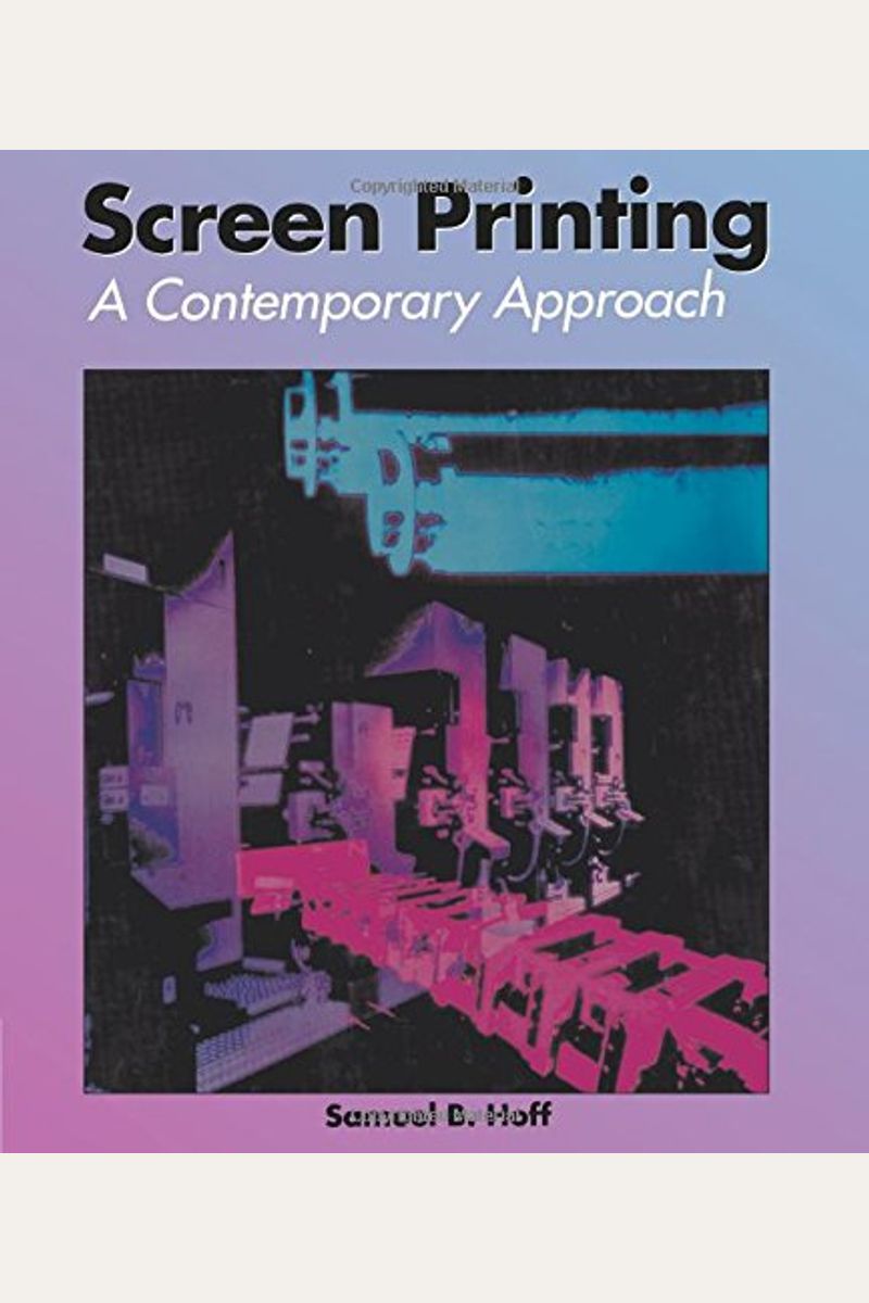 Buy Screen Printing Book By Hoff
